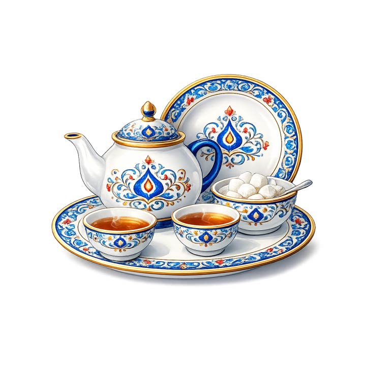 Чайные и сервировочные наборы